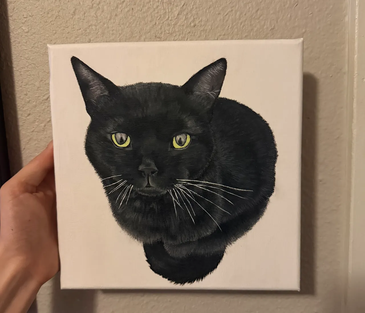 Custom pet portrait by ACC Paintings